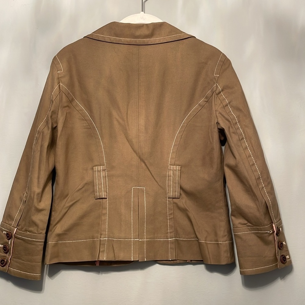 BEBE JACKET CAMEL SIZE 8 - Picture 8 of 10